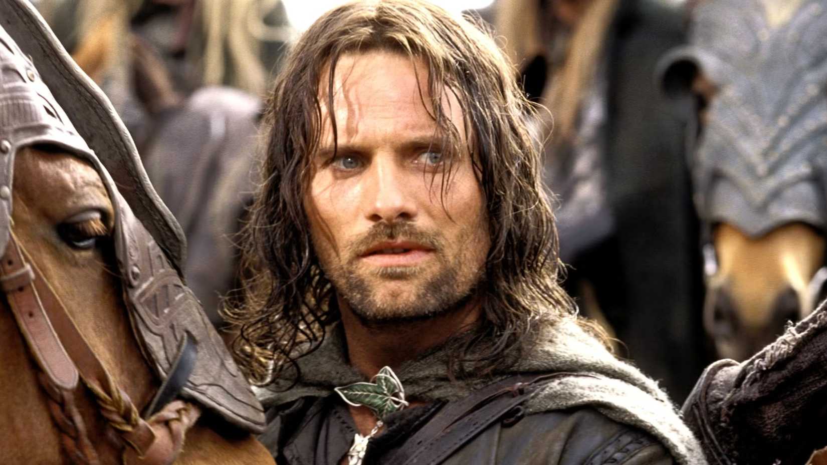 Viggo Mortensen as Aragorn is still from one of the "King of Wings" movies.