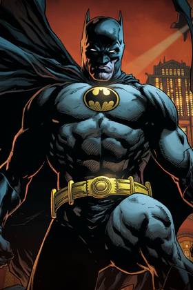 Batman poses in Detective Comic Art by Jason Fabok