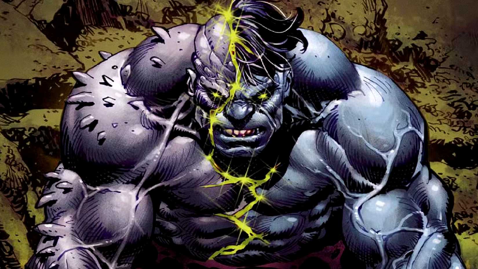 Infernal Hulk shows his muscles in Marvel Comics