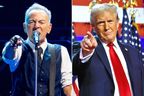 Bruce Springsteen and Donald Trump are seen in this composite file photo.