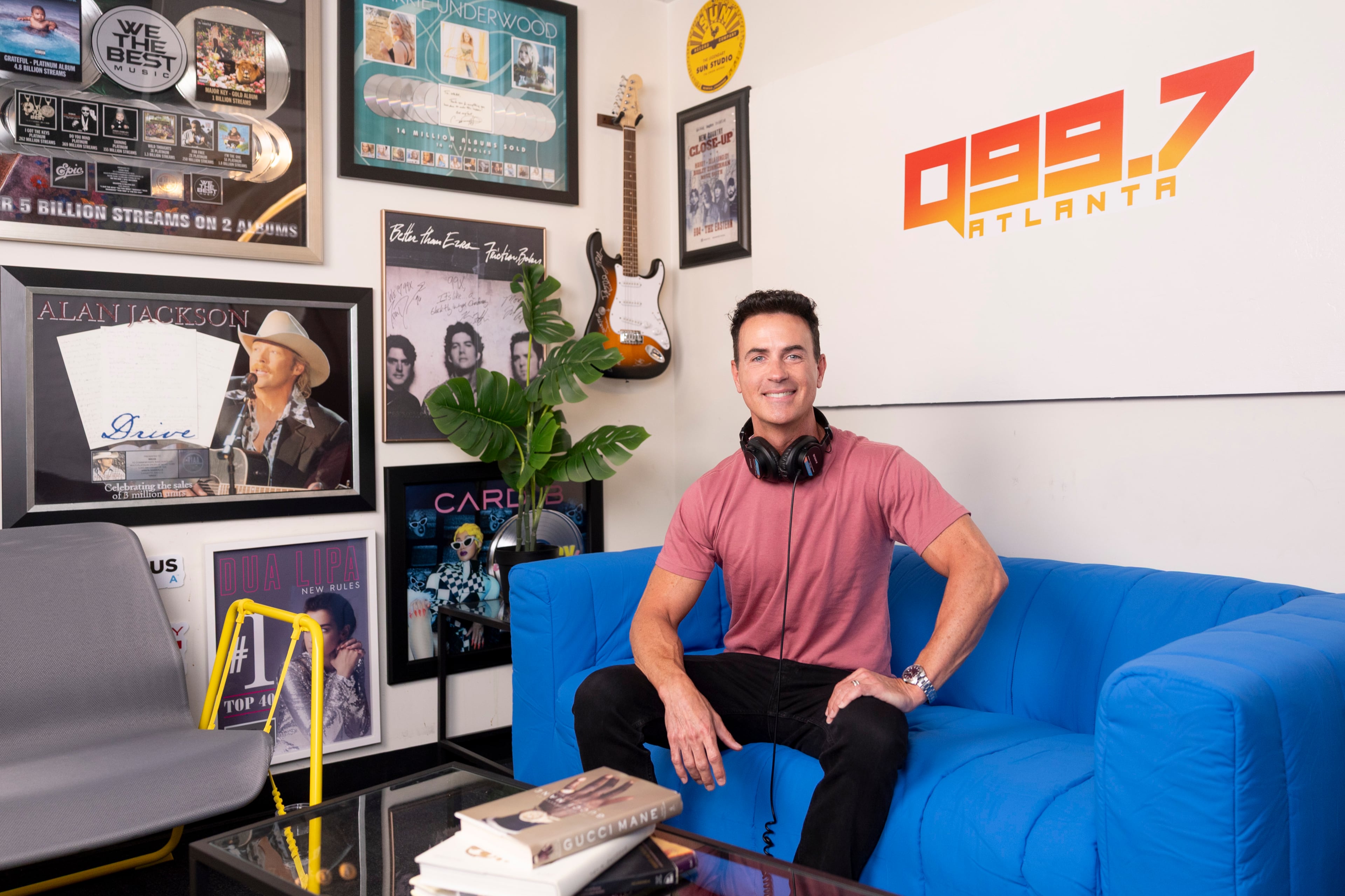 Joe Breezy hosts Q99.7 in Atlanta on Wednesday, March 25, 2026. Q99.7 is replacing the 25-year-old Bert Show with a new trio. (Arvin Temkar/AJC)