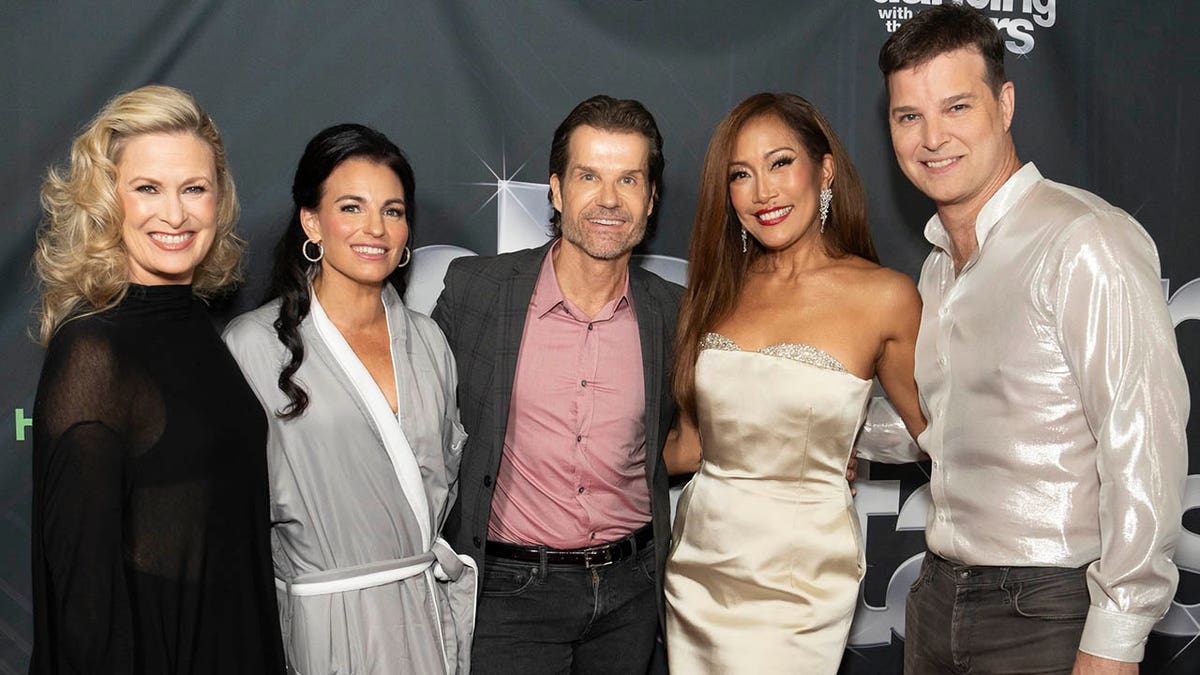 CHARLOTTE JORGENSEN, ASHLY COSTA, LOUIS VAN AMSTEL, CARRIE ANN INABA, JONATHAN ROBERTS on DWTS anniversary