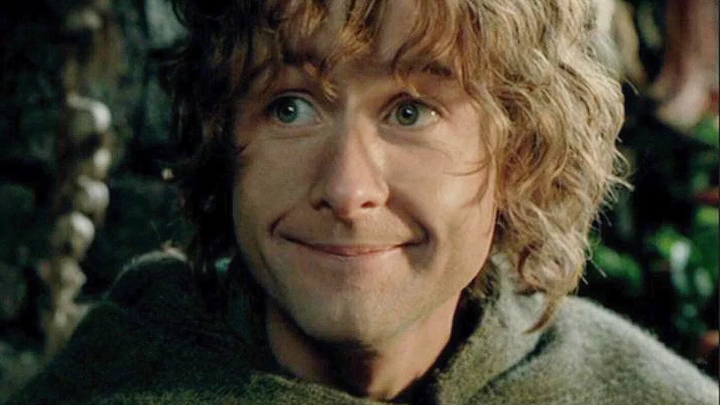 Pippin smiled in the Lord of the Rings