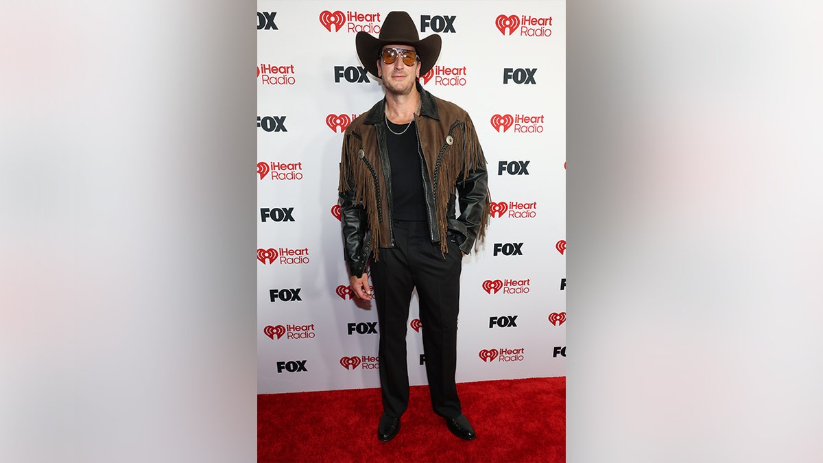 Russell Dickerson at the IHeartRadio Music Awards in March 2026.