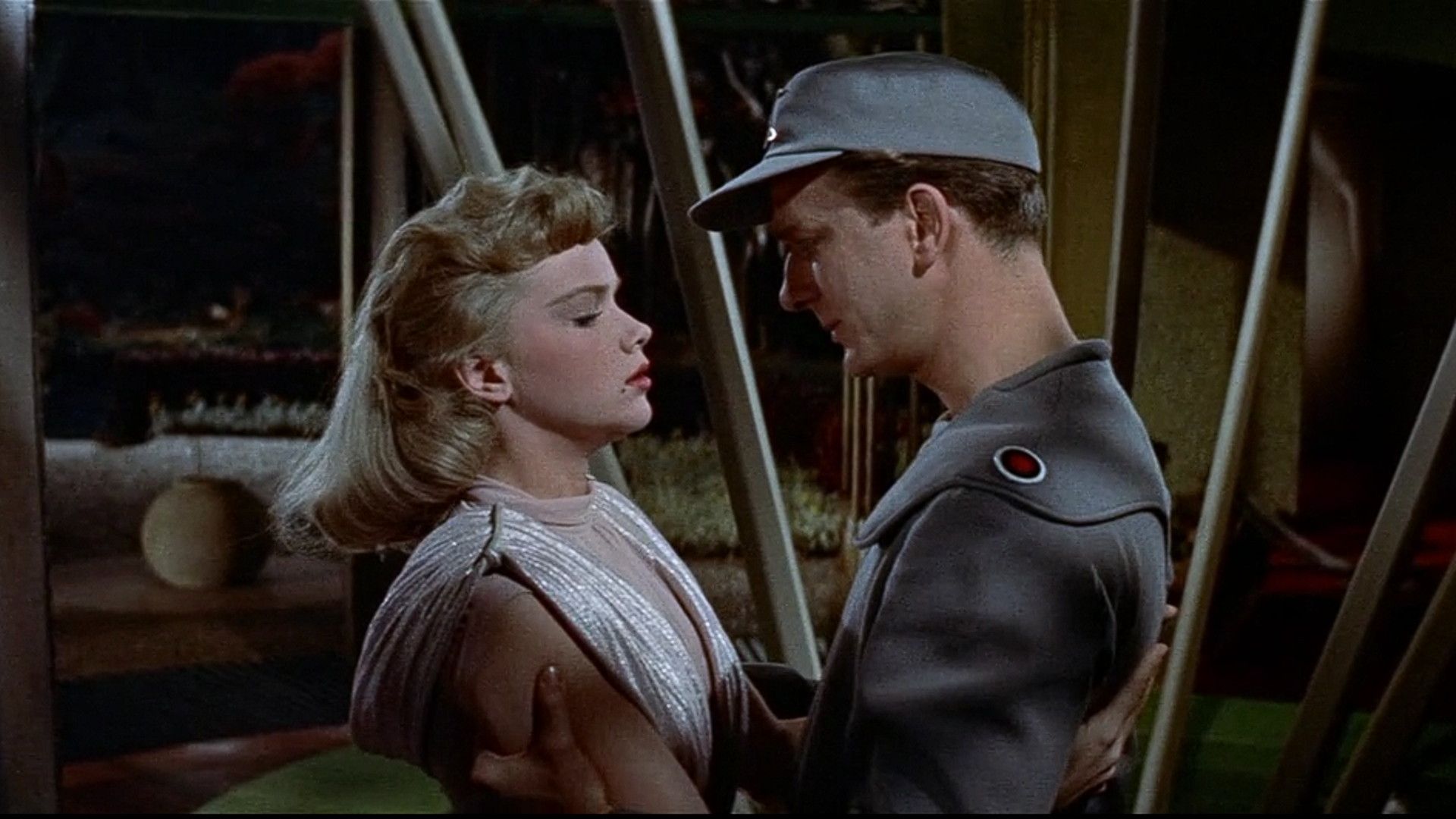 A scene from the 1956 sci-fi film Forbidden Planet.