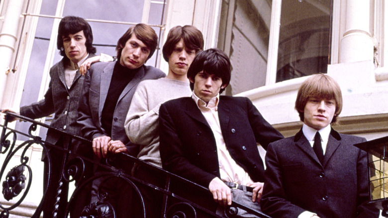 The Rolling Stones performed on the outside steps in 1964