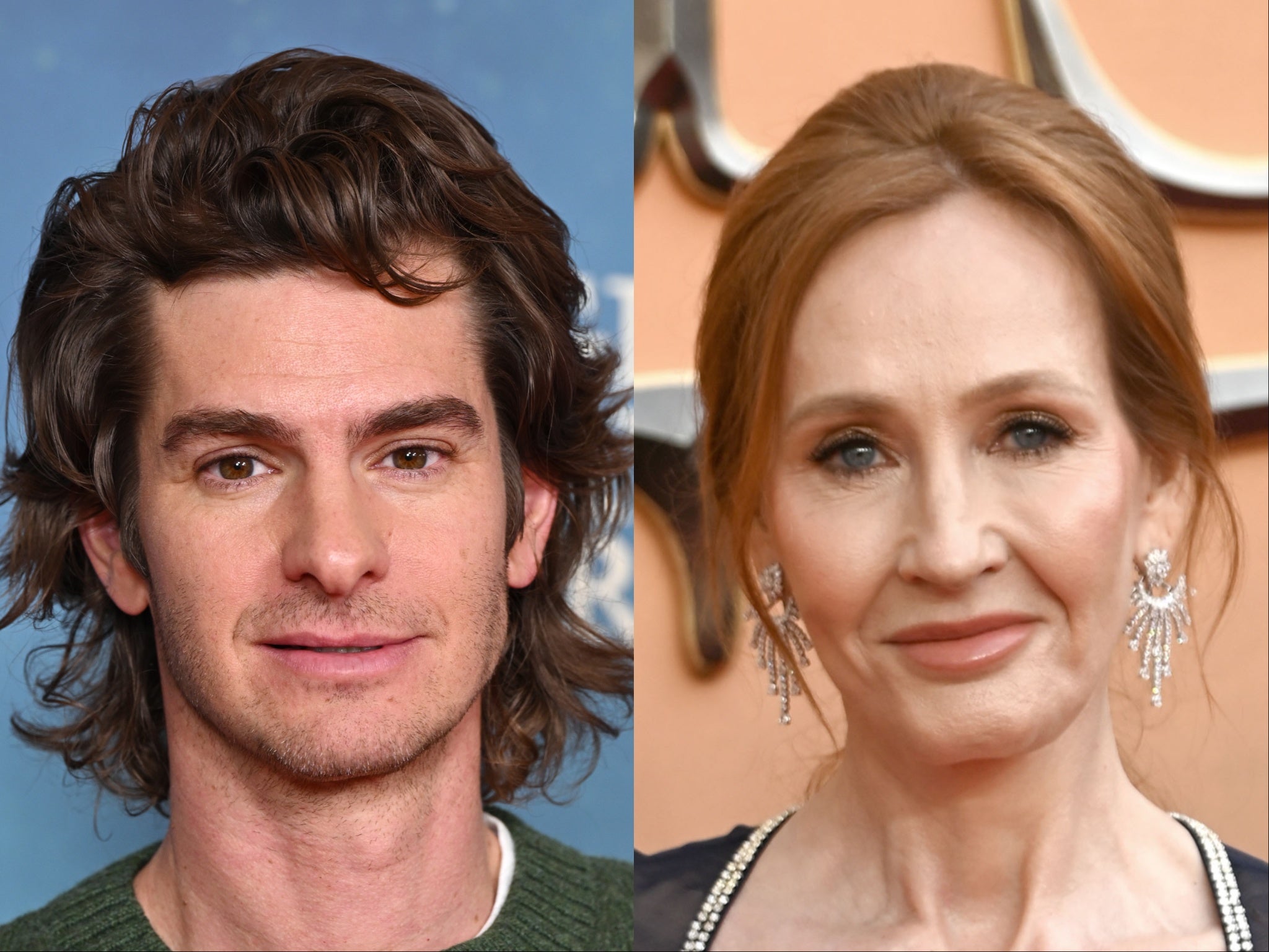 Andrew Garfield was keen to take a dig at JK Rowling as he praised the Harry Potter films