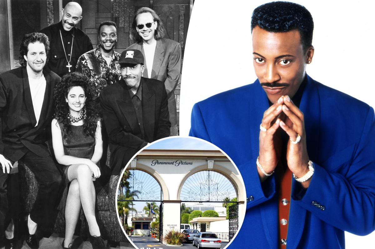 Arsenio Hall stormed out and broke down the studio gate after being accused of plagiarism - and said his show needed to be dark.