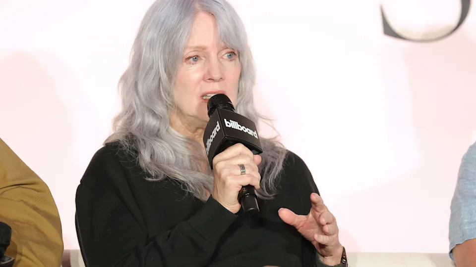 Maggie Baird on stage during the Billboard Live Music Summit at the 1 Hotel West Hollywood on November 03, 2025 in Los Angeles, California.Rich Polk/Billboard via Getty Images