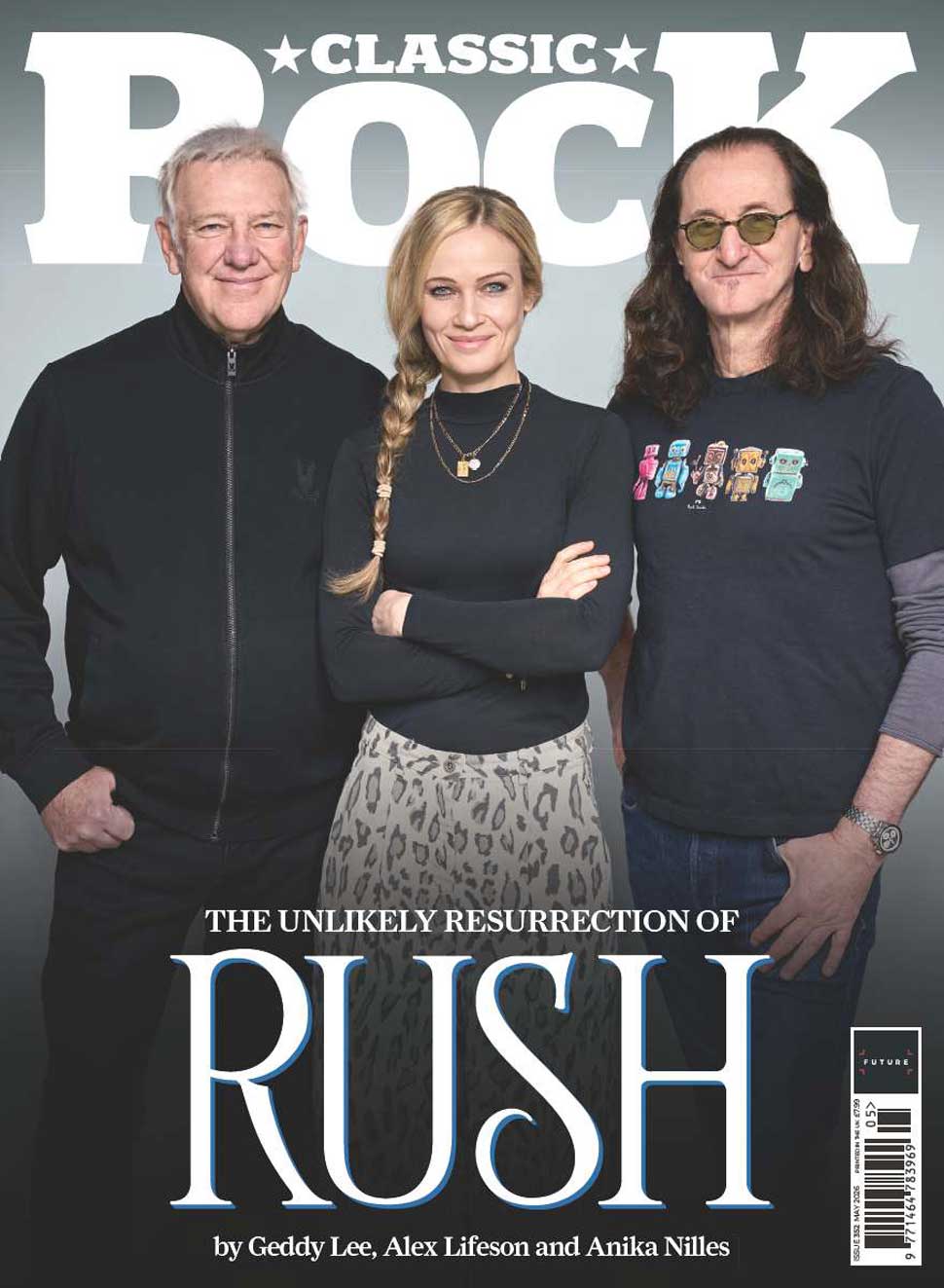 Cover of Classic Rock 352, featuring Rush