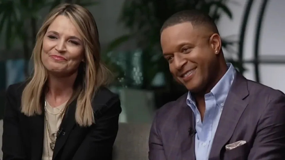 Savannah Guthrie and Craig Melvin on The Today Show.