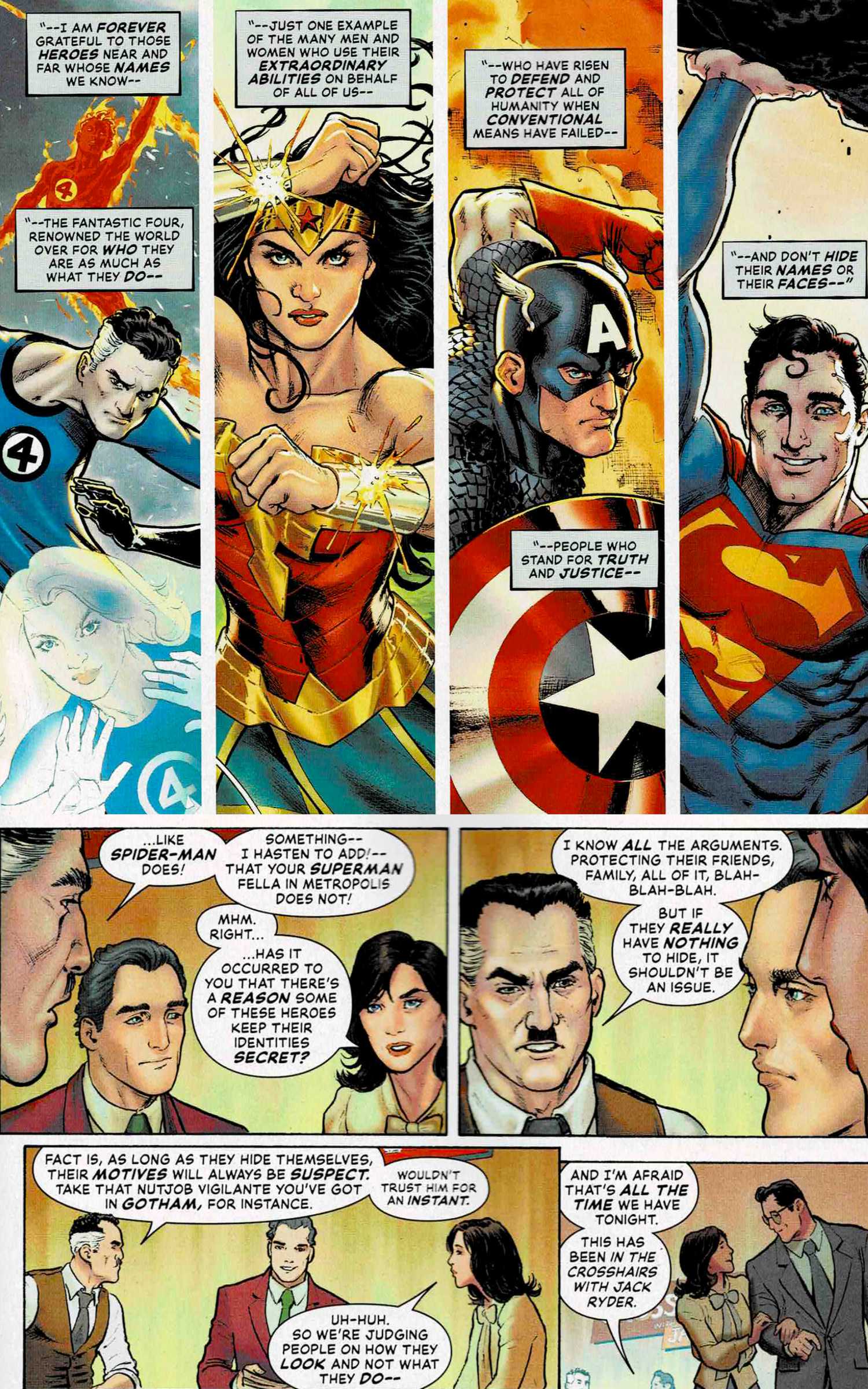 J Jonah Jameson confirms that he does not trust Batman