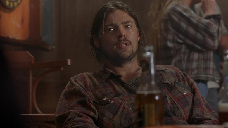 Munder drinks and hangs out in the Ghost Ship